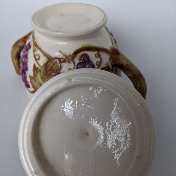 Copy - Vintage sugar bowl with grapes - Picture 6 of 7